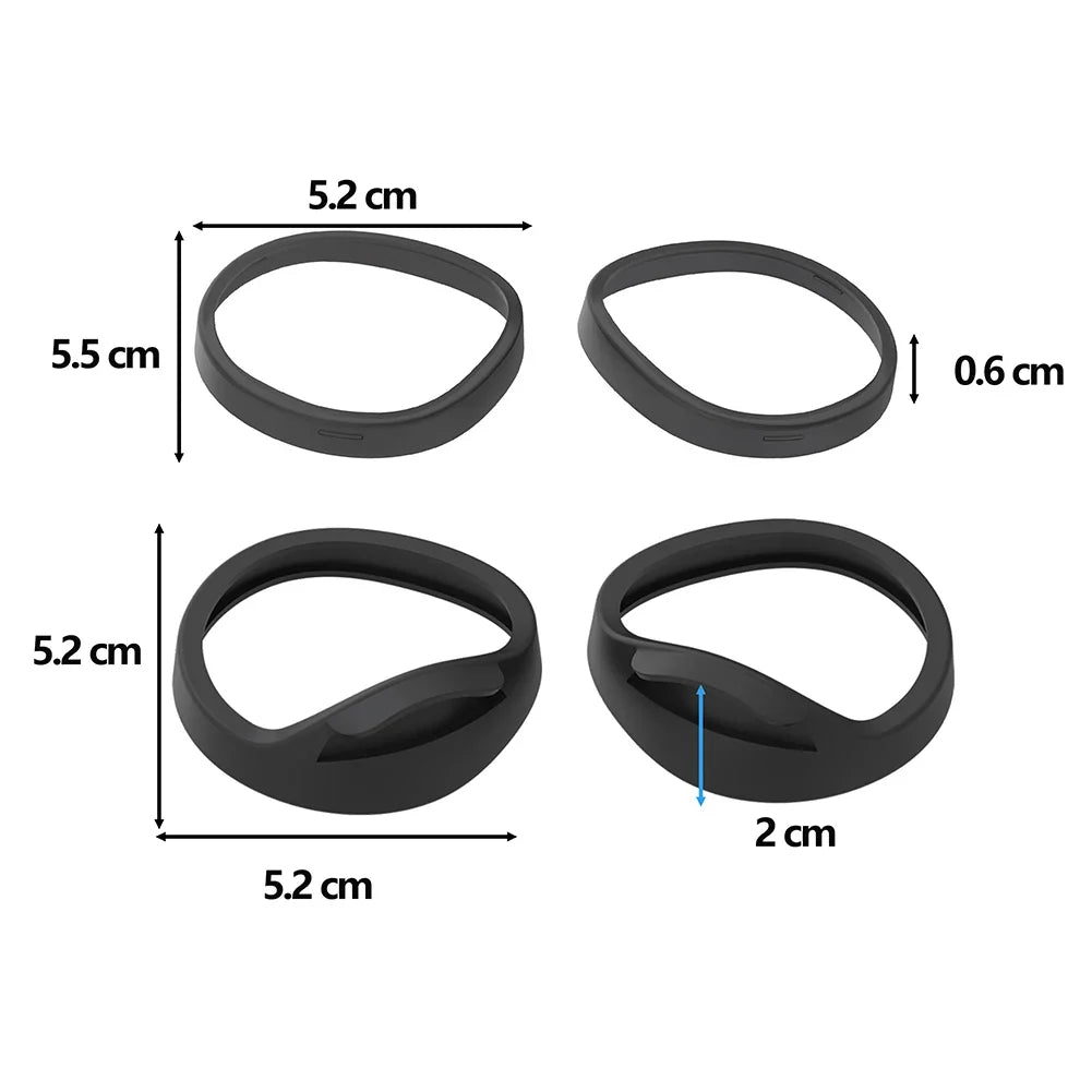 Lens Protector Cover VR Glasses Frame Spacer VR Lenses Frame Spacer Lenses Frame & Spacer for Meta Quest 3S VR Glasses