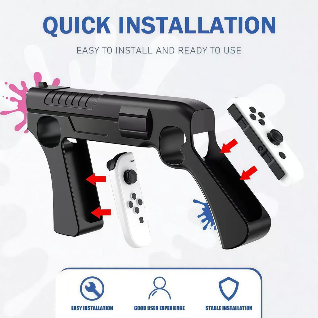 Switch OLED Game Stock Handle Bracket and Somatosensory Gun for NS Shooting Games Premium Quality
