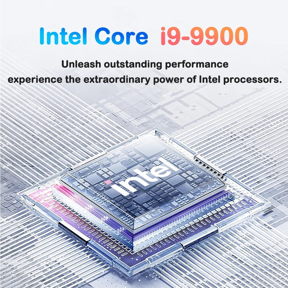 New 14.1' Laptop Intel Core I9-9900 32GB 2TB Gaming PC Ultra Slim Office Study Computer PC Windows 11 Pro 1920*1080 HD