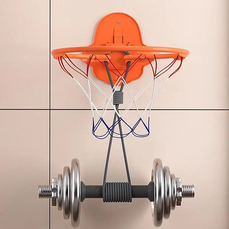 Indoor Basketball Hoop 32cm Dribbling Silent Basketball Training Hoop Noiseless Bouncing Wall-Mounted Toddler Outdoor Toys
