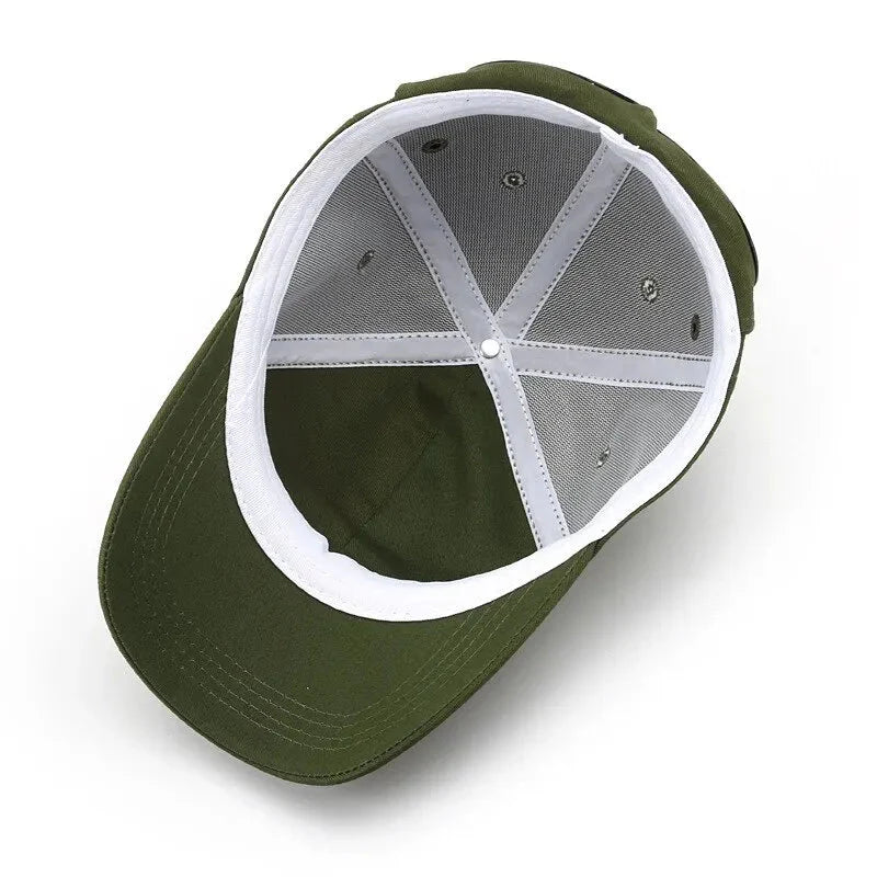 Aviator Baseball Cap – Unisex Summer Hat with Built-In Sunglasses