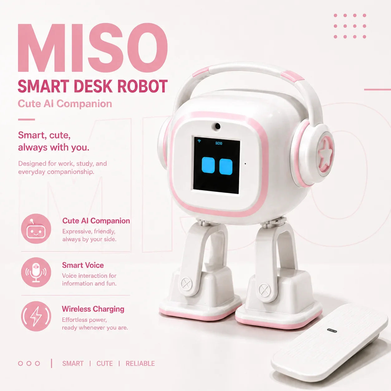 AI Robot | Voice Control,Emotional Interaction,Smart Chatbot ,Camera Recognition,Singing & Dancing Smart Toy Gift