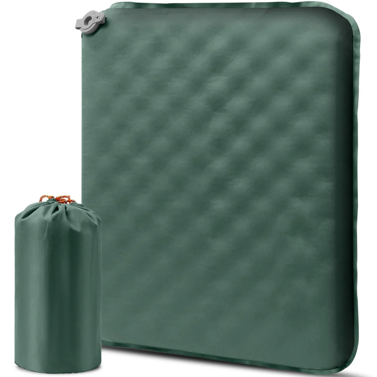 Portable Self Inflating Seat Cushion 5 Seconds Auto Inflate Camping Pad with Memory Foam Lightweight Travel Pillow for Outdoor