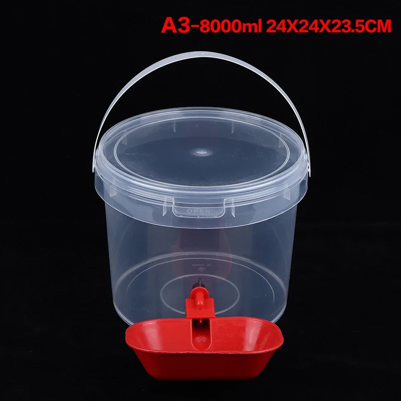 3/5/8/10L Automatic Pet Water Dispenser Large Capacity Cat Dog Drinking Fountain Non-Spill Cat Dog Bowl With Auto Shut-Off