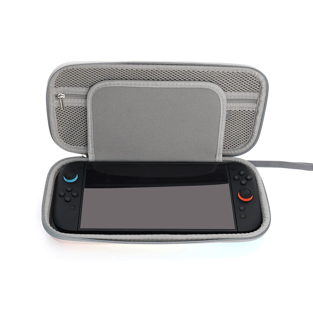 DOBE Storage Case TNS-3173 for Switch 2 with EVA Hard Shell&12 Game Card Slots,Portable Travel Game Bag,Accessory For Switch 2