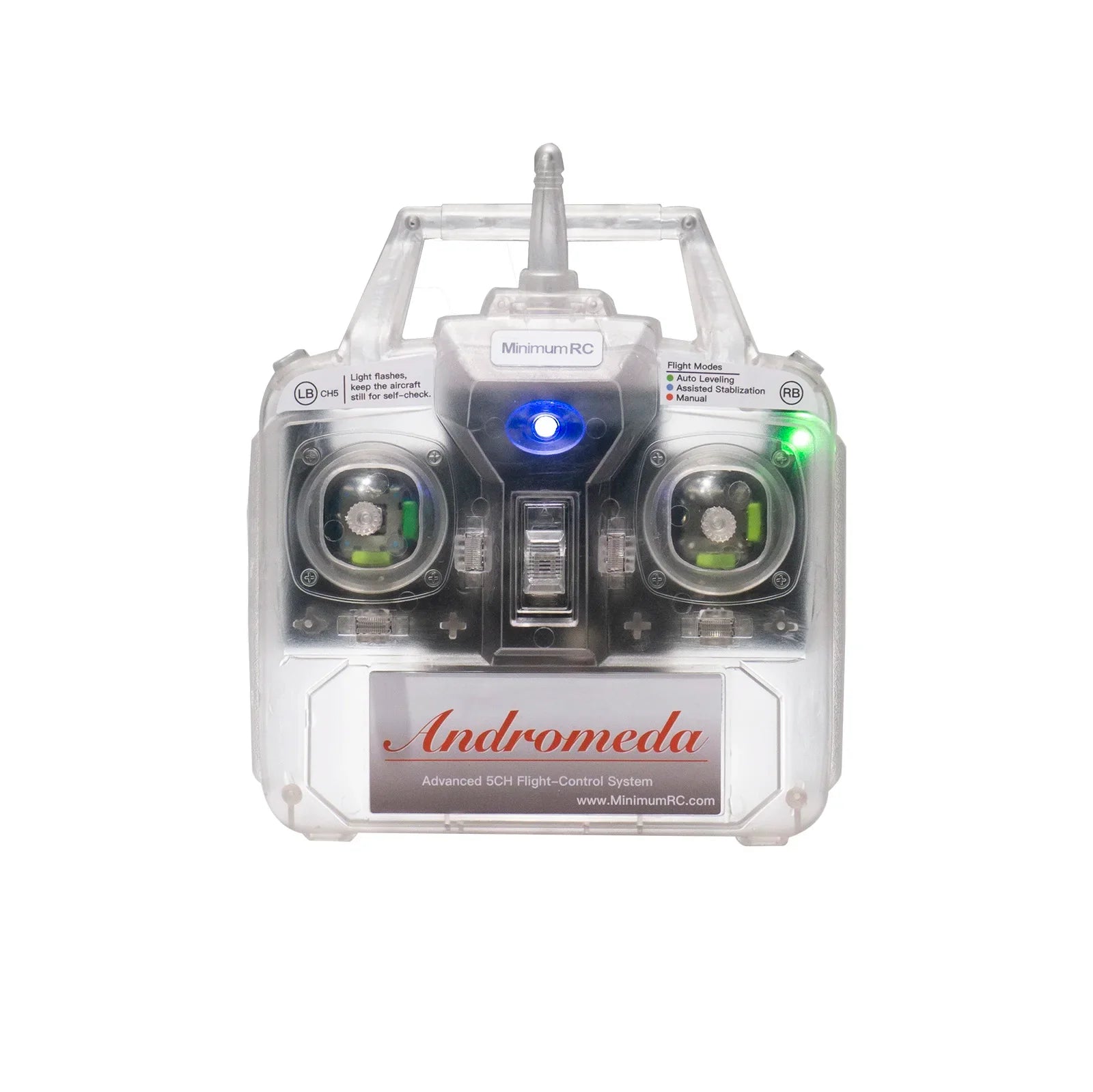 Andromeda 2.4g 5ch Gyro RC Transmitter Auto-Stabilize Tri-Mode for