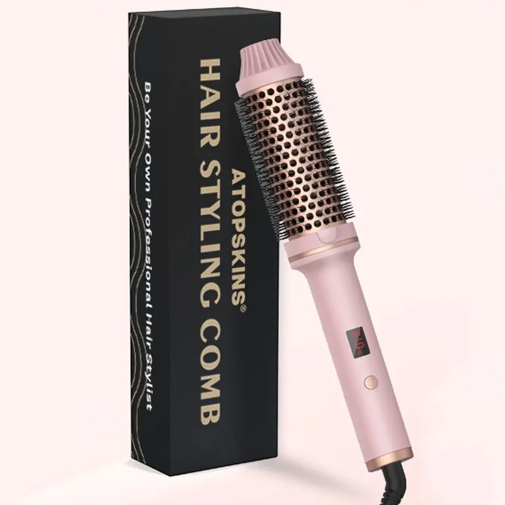 3 in 1 Hair Dryer Hot Air Brush Curling Iron Brush 32mm Electric