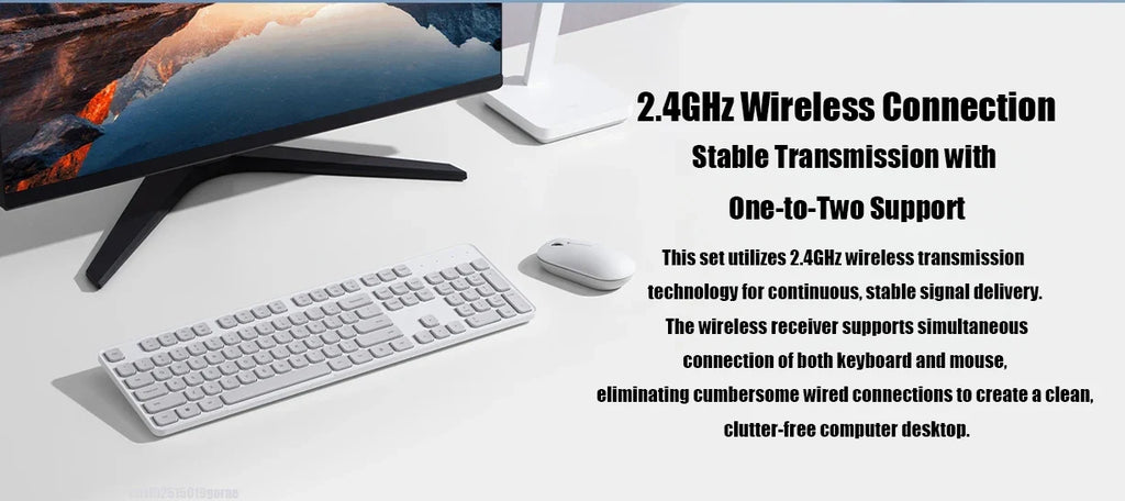 Xiaomi® Wireless Keyboard & Mouse Set 3 – 2.4G Slim & Quiet, Plug & Play Business Office Combo | FlipStylez LLC®