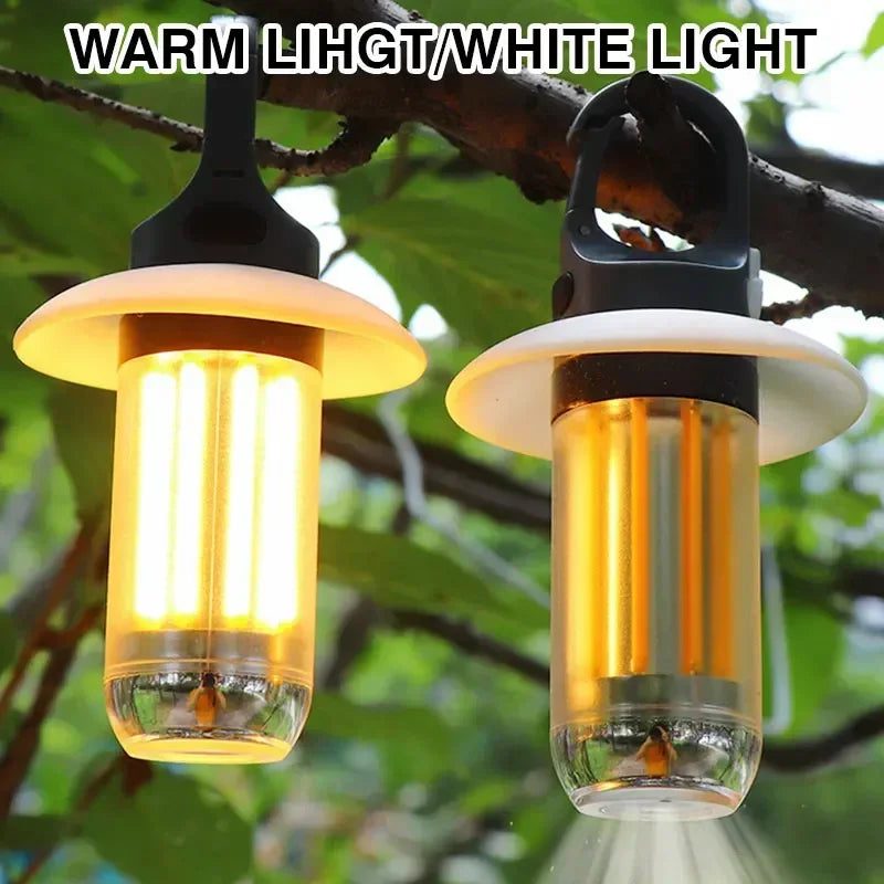 Camping Light Lightweight Handheld Torch 5 Lighting Modes Rechargeable