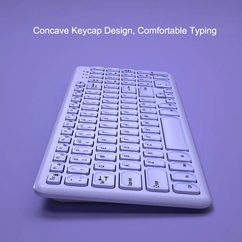 DIGIBLUSKY HW256™ Wireless Keyboard & Mouse Set – Ultra Slim, Scissor Keys, 1200 DPI, Multimedia, Ergonomic, Keypad Only & Full Suit, Pink, Green, White & Black | FlipStylez LLC®