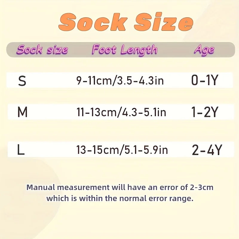 8-Pack Baby Floor Socks with Mesh Design, Breathable, Non-Slip