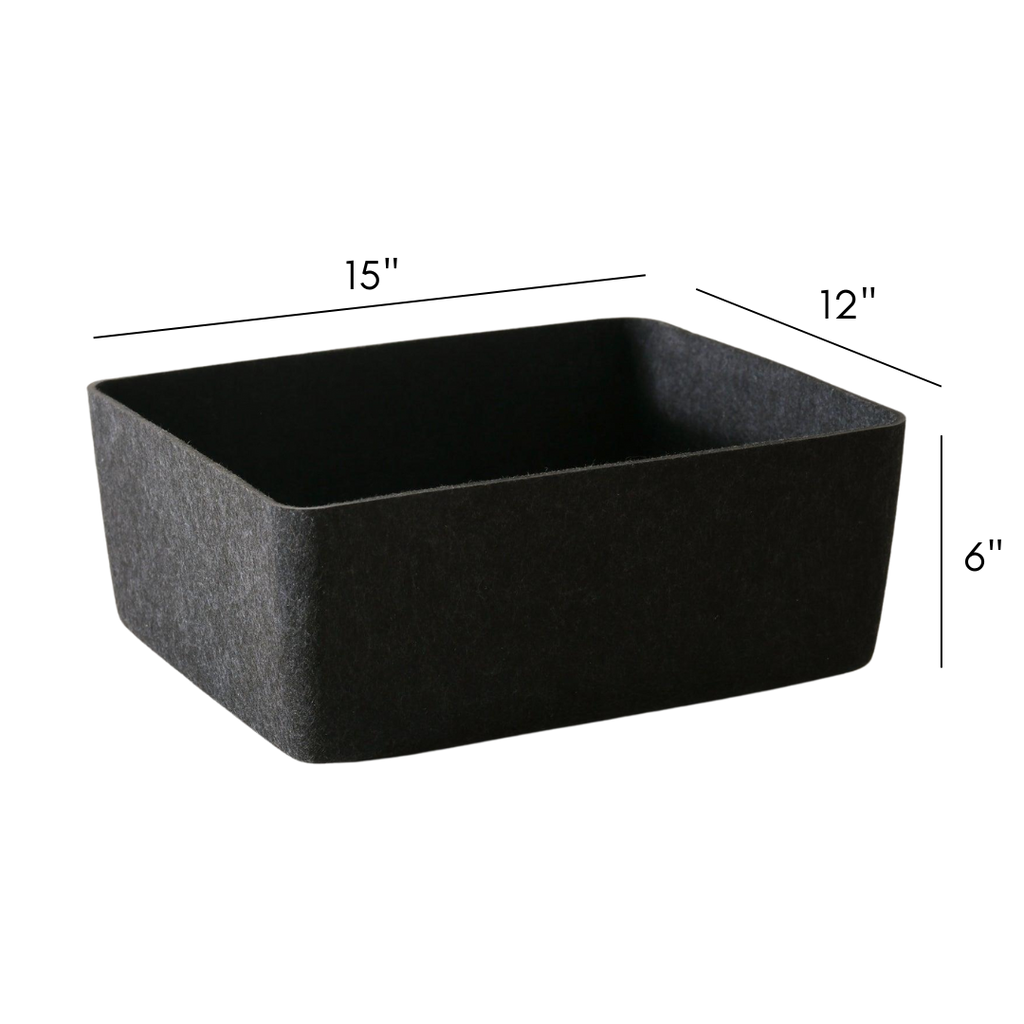 The Sculpted Bin - Large | Set of 3