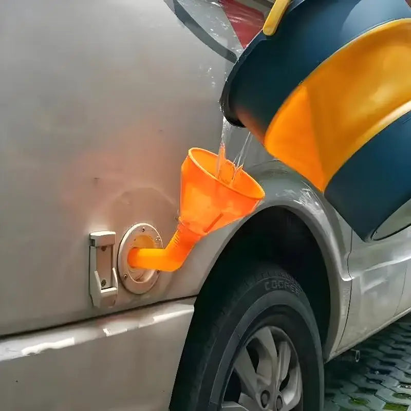 Campervan Water Filling Funnel for RV with Flushing Feature Durable