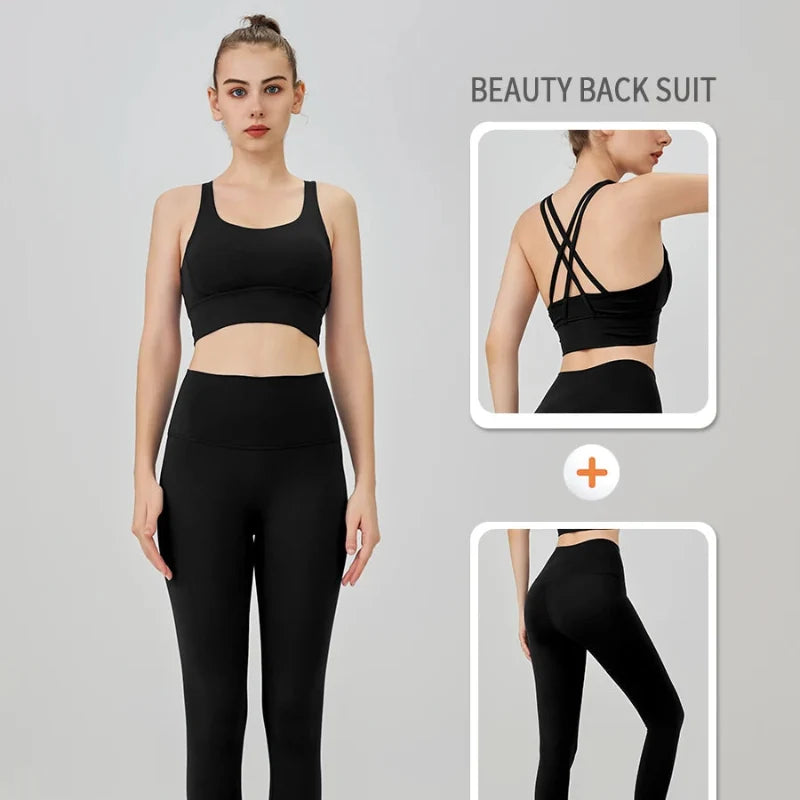 Push-Up Sports Bra & Leggings Suit