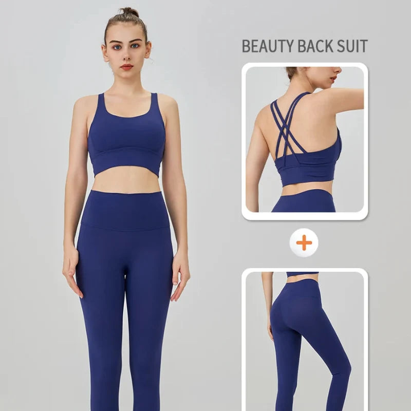 Push-Up Sports Bra & Leggings Suit