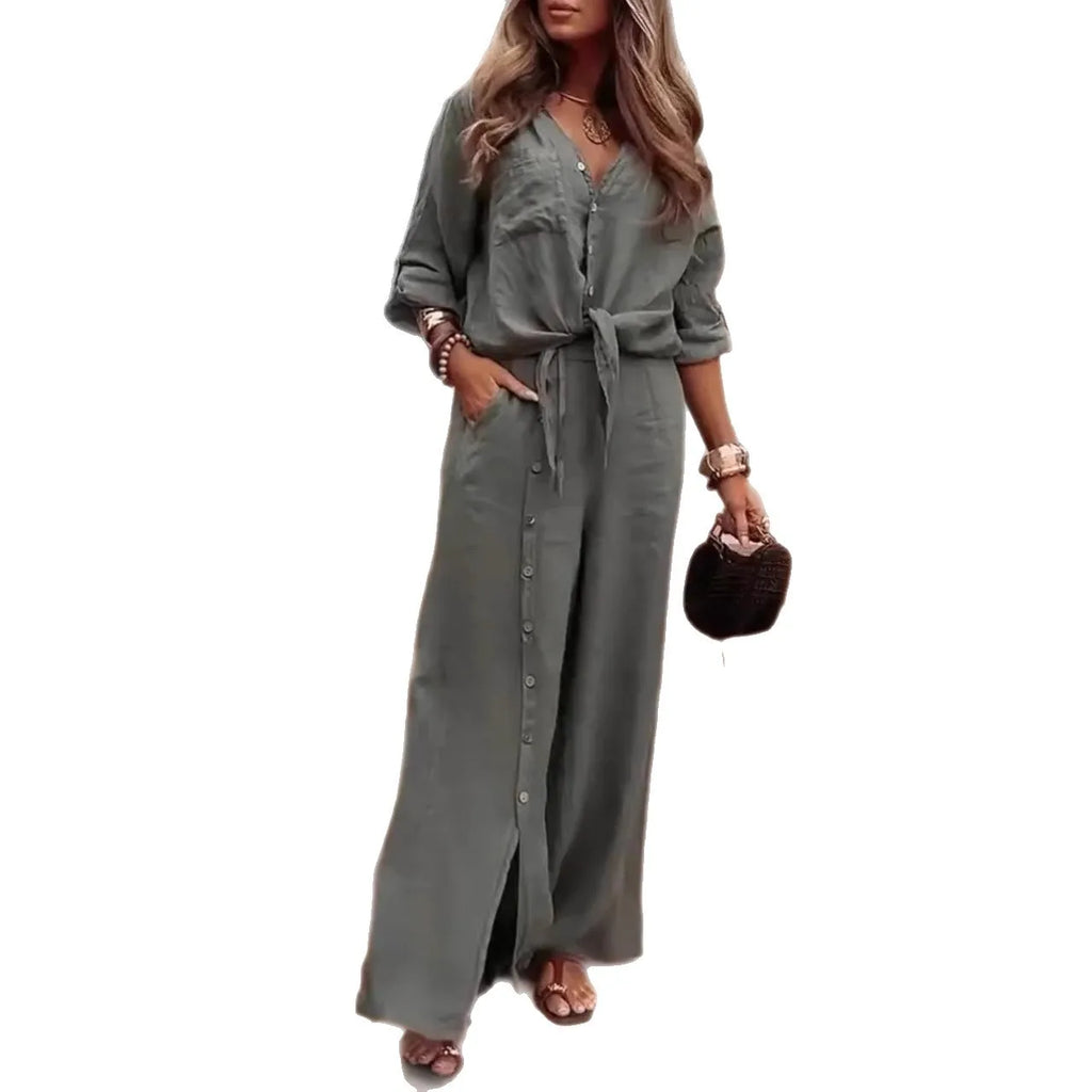 New Fashion Casual Irregular Two-Piece Sets Loose Short-Sleeved