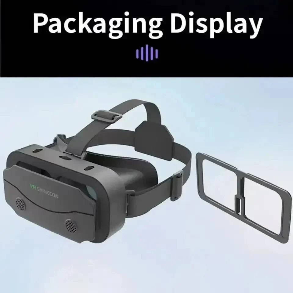 3D Virtual Reality VR Glasses Headset Devices Helmet Lenses Goggles Smart For Smartphones Phone Cell Mobile Game Viar Viewer Set