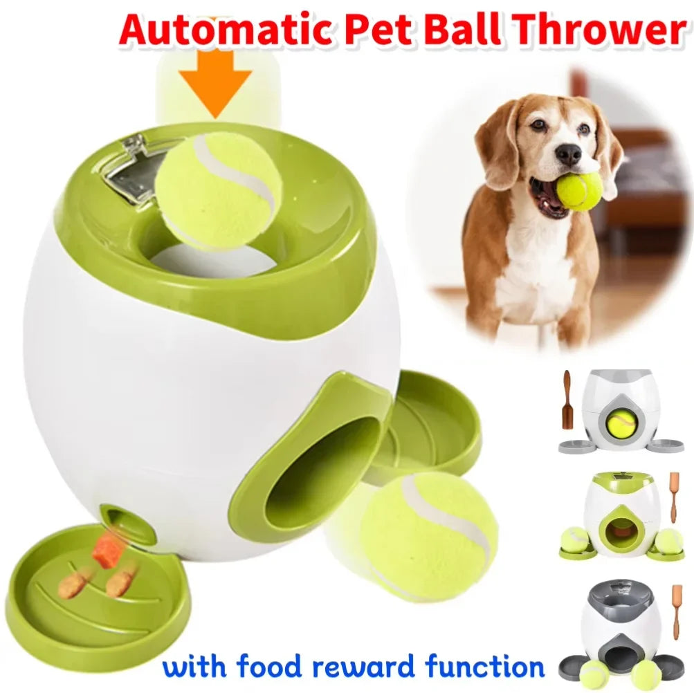 Automatic Dog Ball Launcher Dog Tennis Food Reward Machine Dog Tennis
