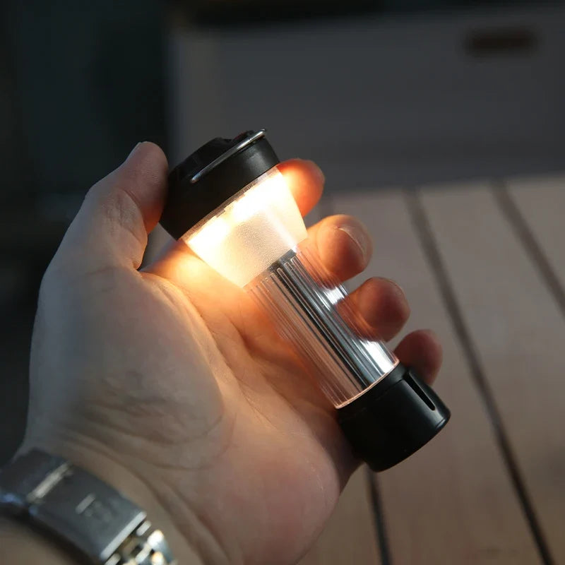 Camping Lantern with Tripod Dimmable Rechargeable LED Camping Tent