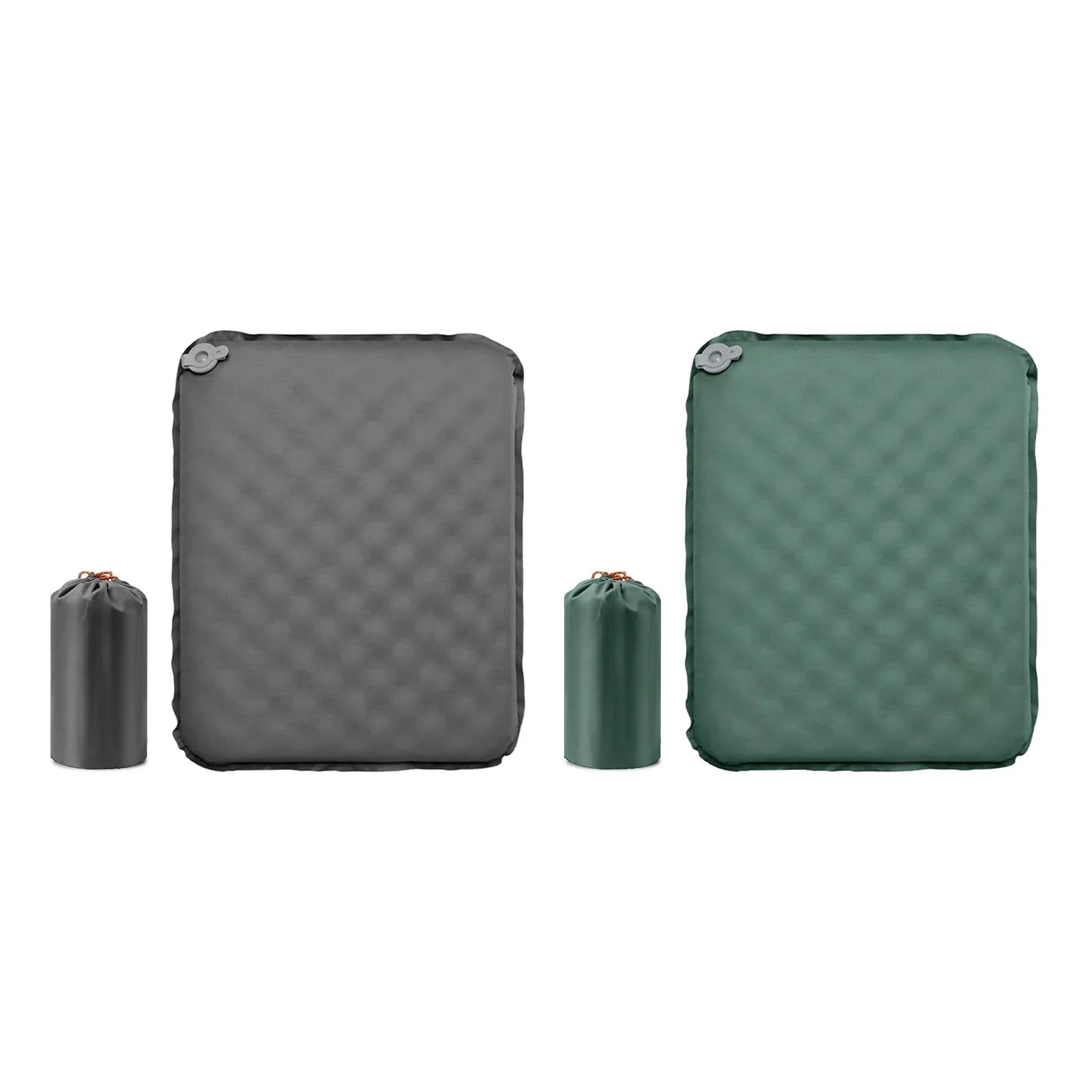 Portable Self Inflating Seat Cushion 5 Seconds Auto Inflate Camping Pad with Memory Foam Lightweight Travel Pillow for Outdoor