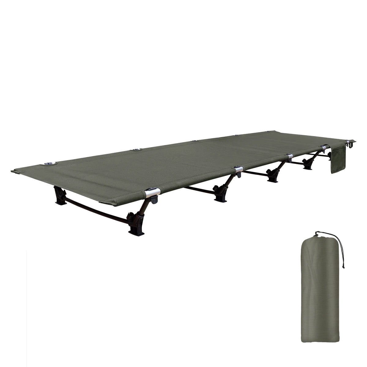Camping Cot Portable Folding Bed Outdoor Ultralight Compact Tent Bed