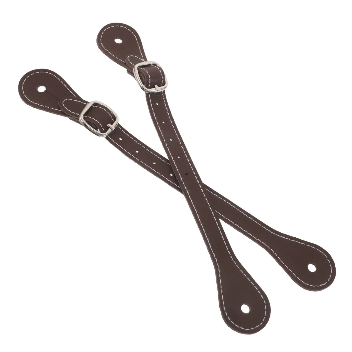 2Pcs Brown Spur Straps Adjustable Unisex Riding Boot Straps Horse Accessories English Riding Gear