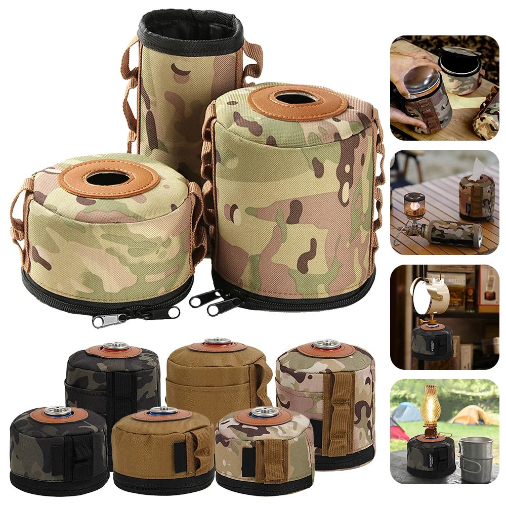 Camping Gas Can Protective Cover Gas Tank Canister Cylinder Case