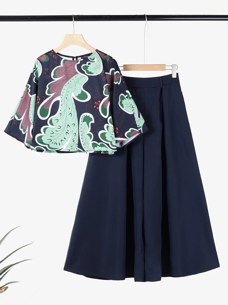 Zanzea Summer Trousers Suit Women 2PCS Outfit Stylish Work Matching