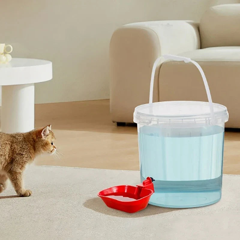 SXH 3/5/8/10L Automatic Pet Water Dispenser Large Capacity Cat Dog Drinking Fountain Non-Spill Cat Dog Bowl With Auto Shut-Off