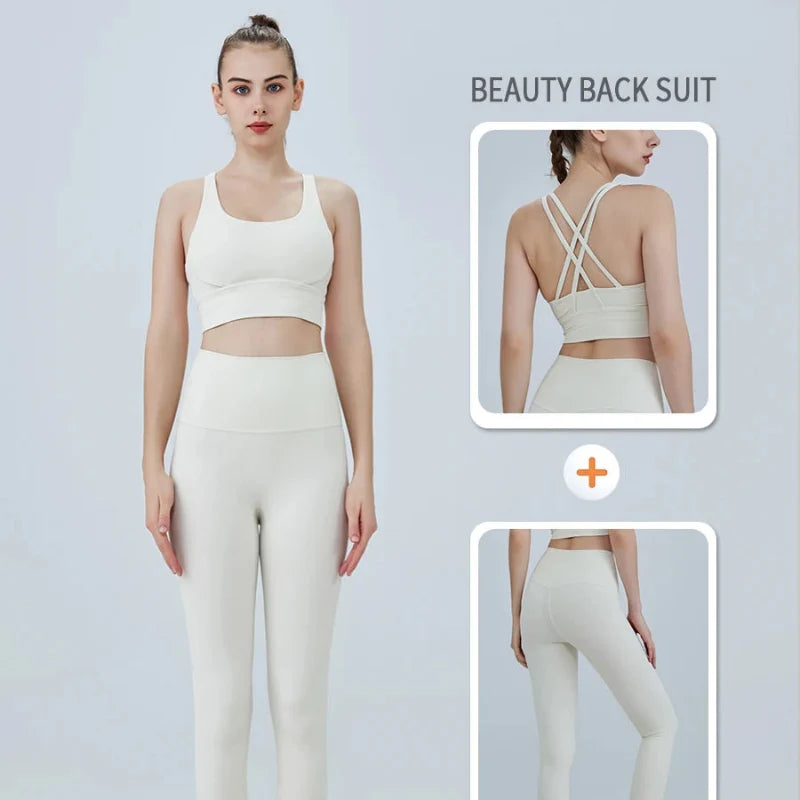 Push-Up Sports Bra & Leggings Suit