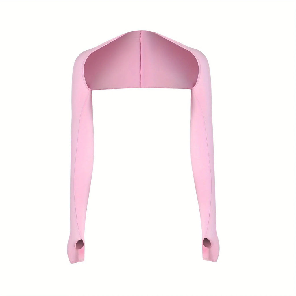 1pc Ice Silk Arm Sleeve Women Sports Gloves For Outdoor Activity Running Fishing Cycling Sleeves