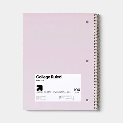 College Rule Delicate Flower Gold Foil 7.5"X10.5" Spiral Paper Notebook Gold 10.5 Inch for Home Office School Essentials