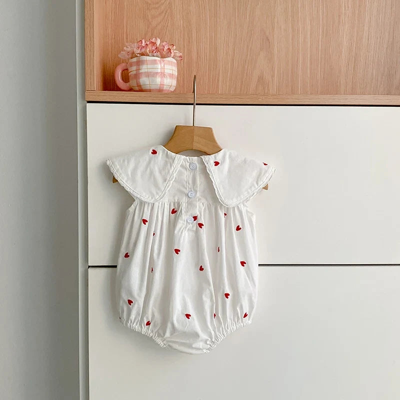 New Summer Newborn Baby Girl Jumpsuit 0-24m Baby Girl Clothing
