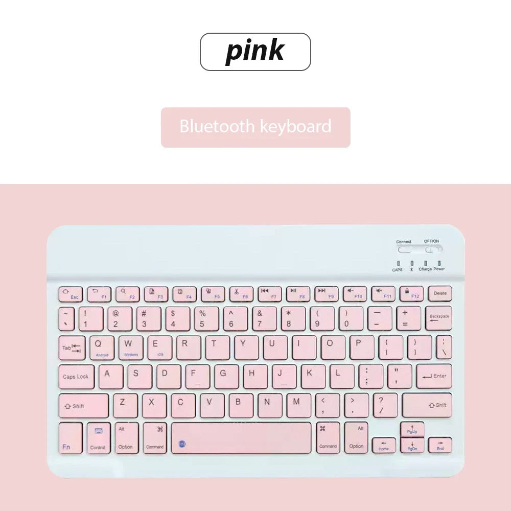 EMTRA™ Bluetooth Wireless Keyboard & Mouse – Rechargeable, Silent, 7 Colors, iPad, Phone & Tablet Ready | FlipStylez LLC®