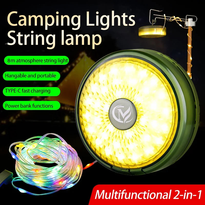 Campify Lamp String Camping Light with Retractable LED String