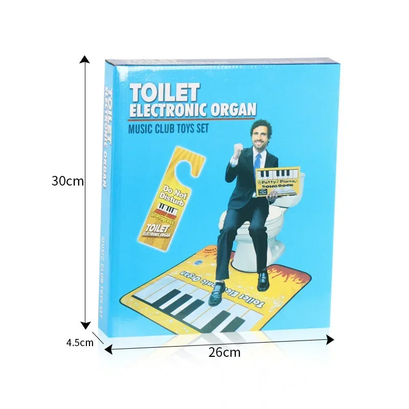 Adult Electronic Piano Game Toilet Carpet Fun Stress Relief Music Rug