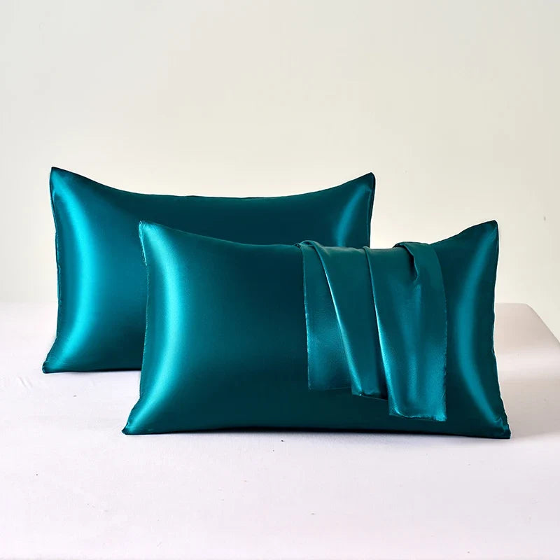 2pcs Satin Pillowcase for Skin and Hair, Satin Pillow Cases Set of 2