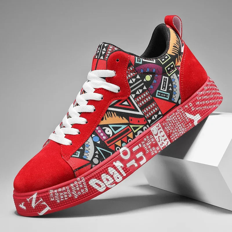 Breathable Sports Shoes, Skateboard Shoes, Men's Heart and Music