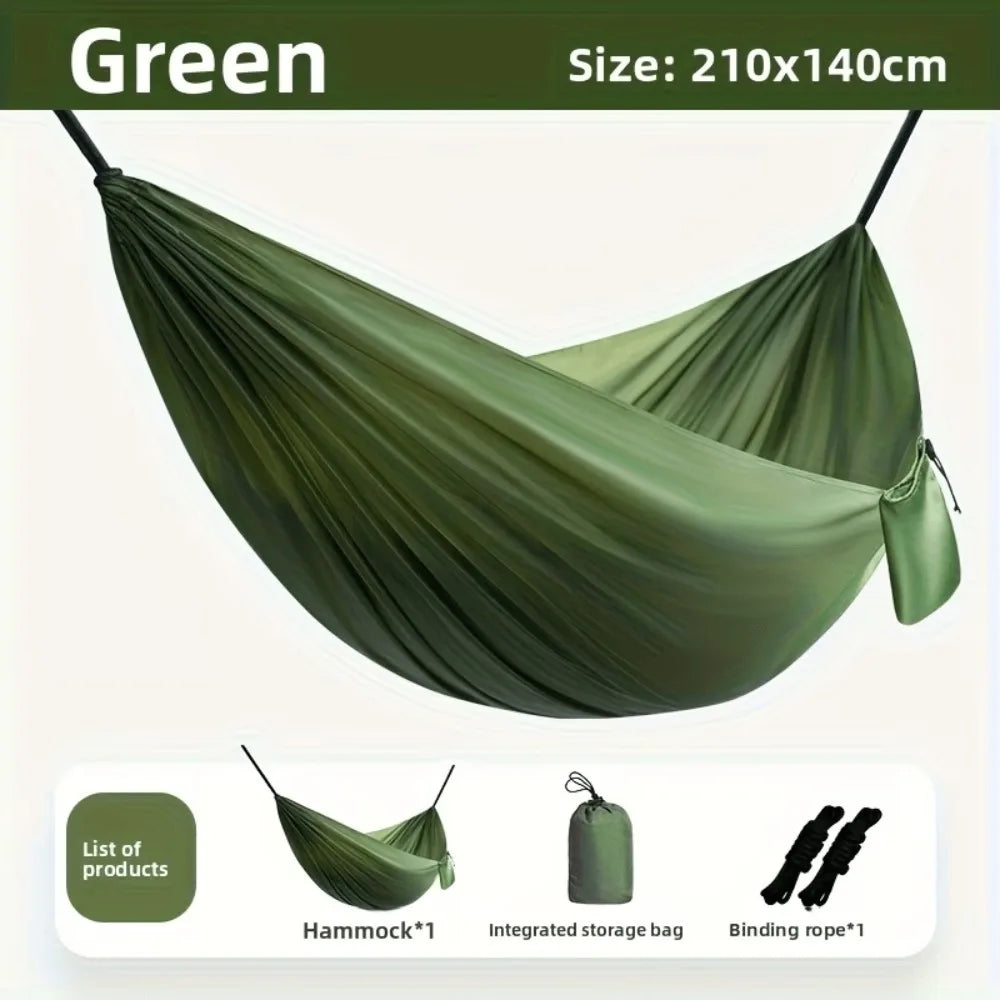 Camping Hammock Portable Lightweight Hammock with Storage Bag & Ropes
