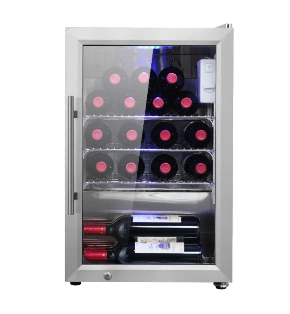 Electric Wine Cooler Outdoor Refrigerator For Drinks/Wine/Tea Waterproof 63L Capacity Lockable Lid