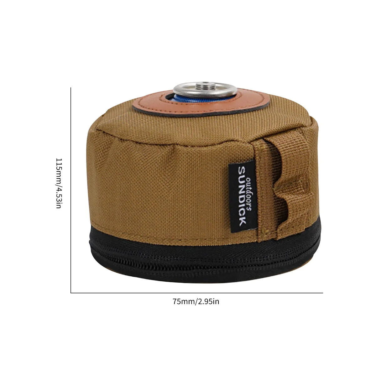 Camping Gas Can Protective Cover Gas Tank Canister Cylinder Case