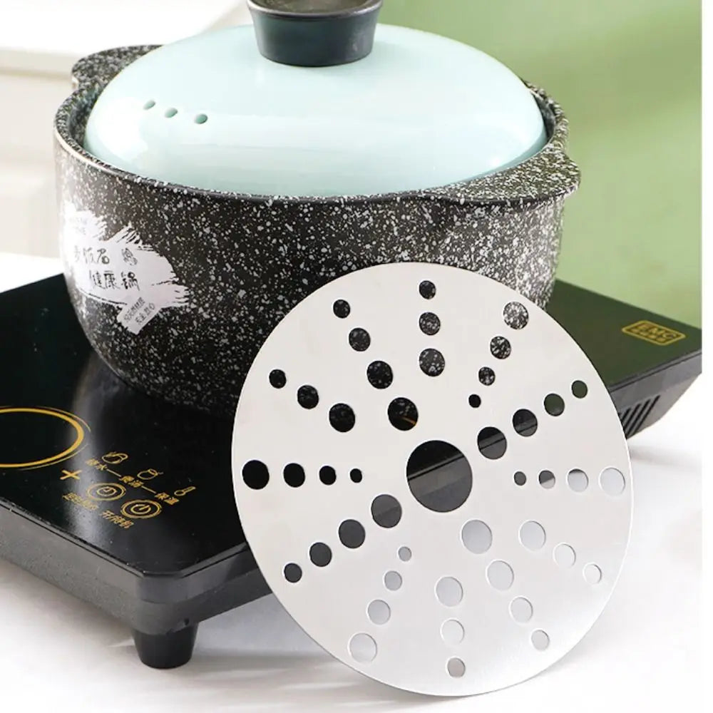 Induction Cooker Heat Diffuser Disc Adapter Plate Saucepan Stainless Steel Cooking Hob Converter Tool For Kitchen Casserole