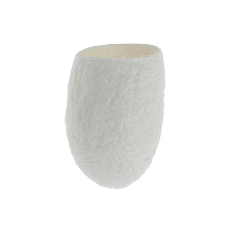 100Pcs/set Hot Sale Organic Natural Silk Cocoons Silkworm Balls Face Skin Care Scrub Purifying Acne Anti Aging Whitening