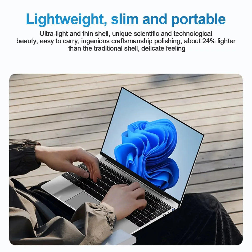 2026 14.1' Ultra Slim Laptop Intel Core I9-9900 16GB RAM 1/2TB SSD Windows 11 Fingerprint Unlock Office Game Backlight Laptop