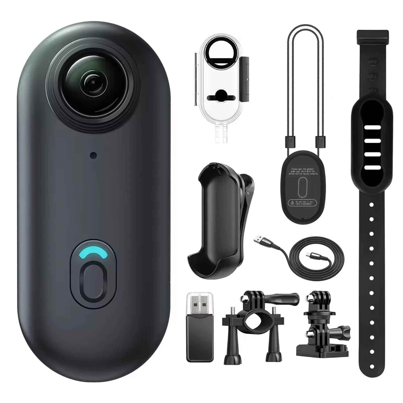 4K HD Motorcycle Mini Recorder Finger WIFI Action Camera Lightweight POV Motorcycle Road Sport Cam Bicycle Vlog Pet Body Camera