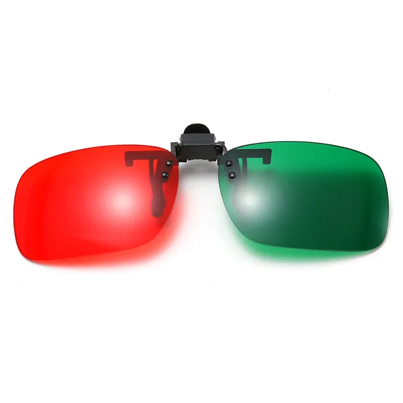 Red Blue Green 3D Glasses Black Frame For Dimensional Anaglyph Movie TV Glasses For 3D Movies