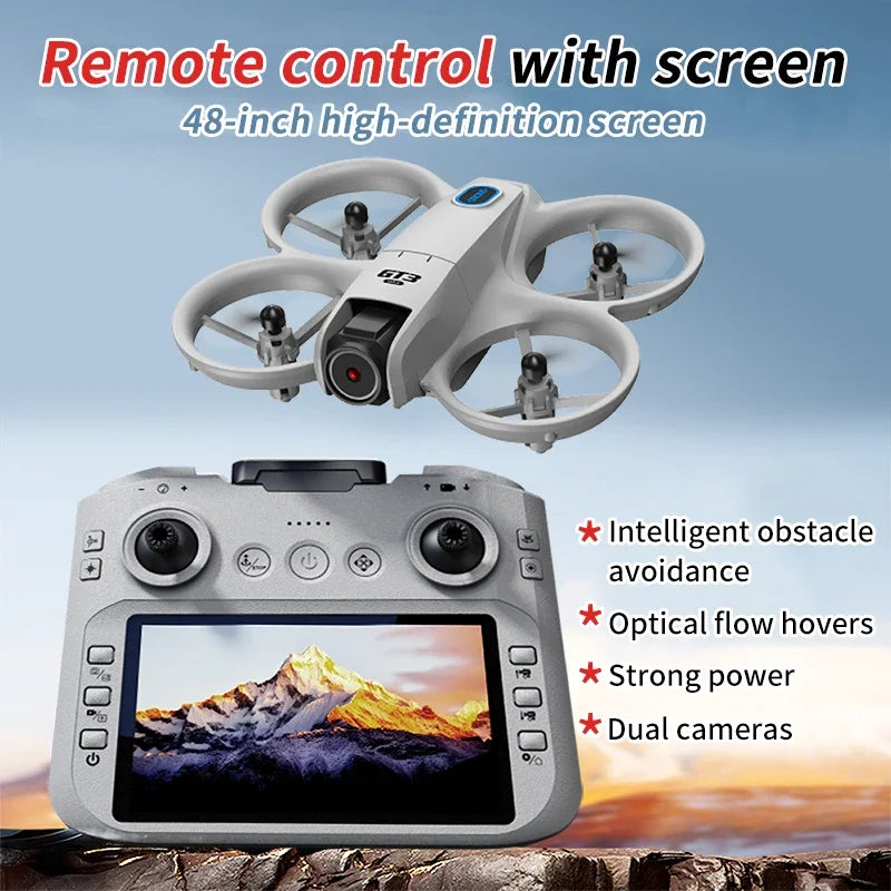 2025new GT3 MAX Drone 8K HD 4.3" Remote Control Headless Mode