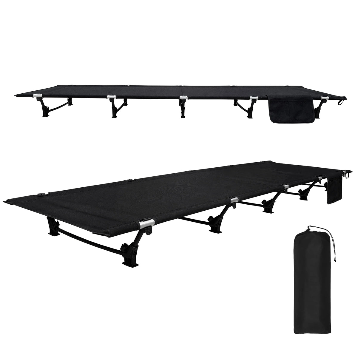 Camping Cot Portable Folding Bed Outdoor Ultralight Compact Tent Bed