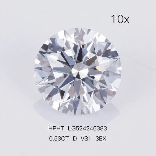 0.3ct 0.5ct 0.8ct 1ct 1.5ct 2ct 3ct Round Lab Grown Diamonds