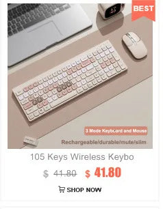DIGIBLUSKY HW256™ Wireless Keyboard & Mouse Set – Ultra Slim, Scissor Keys, 1200 DPI, Multimedia, Ergonomic, Keypad Only & Full Suit, Pink, Green, White & Black | FlipStylez LLC®